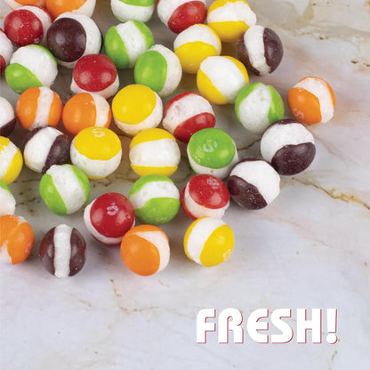 MiMa Freeze Dried Skittles (10oz) Freeze Dried Rainbow Skittles - Resealable Bags - Crispy, Crunchy and Flavorful Candy Snack-Perfect for Valentine's Day, Easter - (Original Fruit Candy)